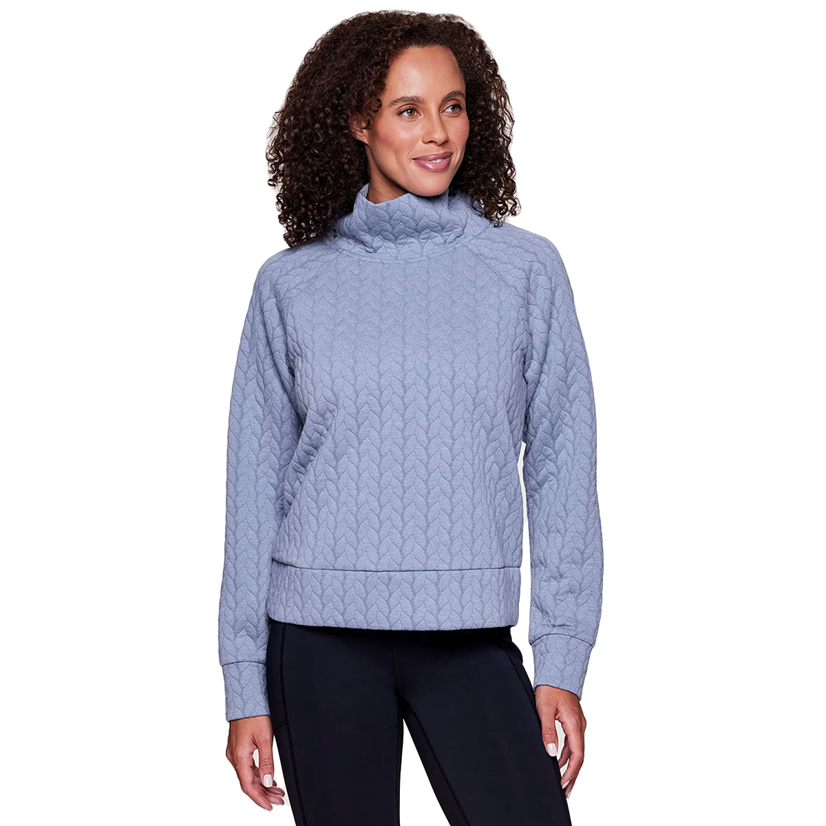 RBX Women's Lennox Cable Cowl Neck Pullover