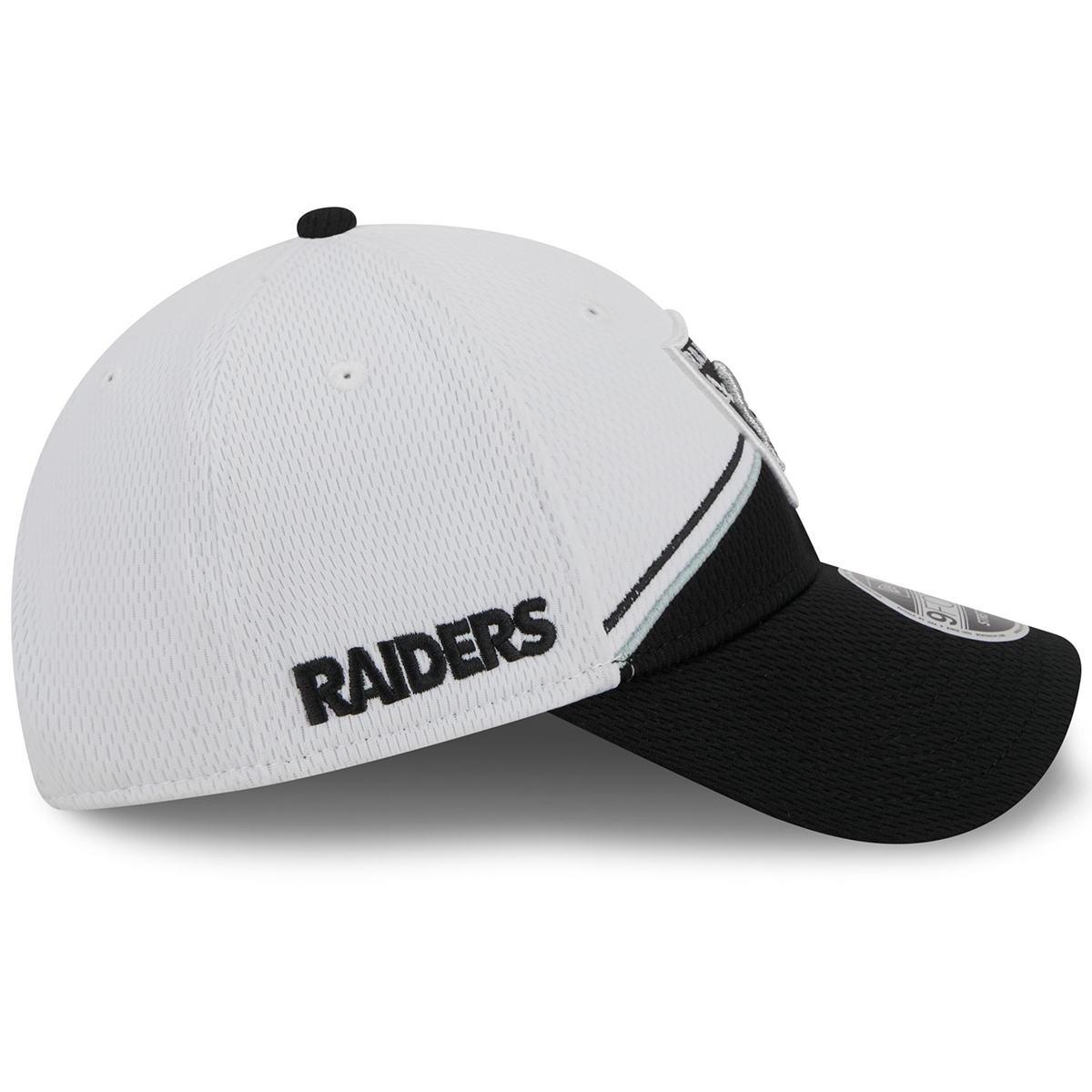 Las Vegas Raiders Men's New Era 9FORTY 2023 Stretch Snap Sideline Hat