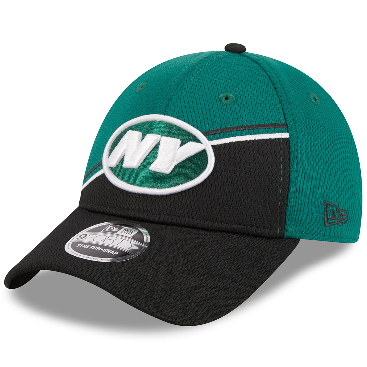 New York Jets Men's New Era 9Forty 2023 Stretch Snap Sideline Hat