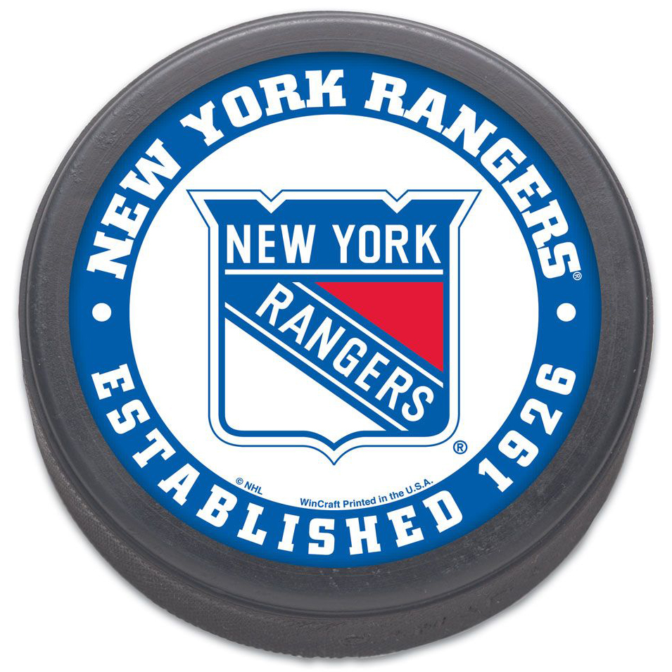 New York Rangers Hockey Puck