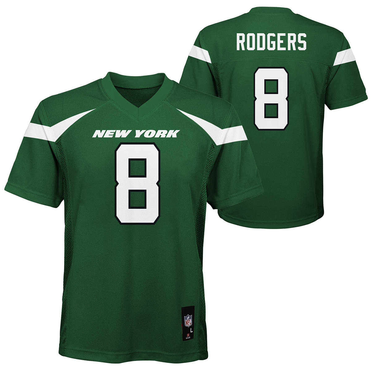 New York Jets Kids' Outerstuff Aaron Rodgers Jersey