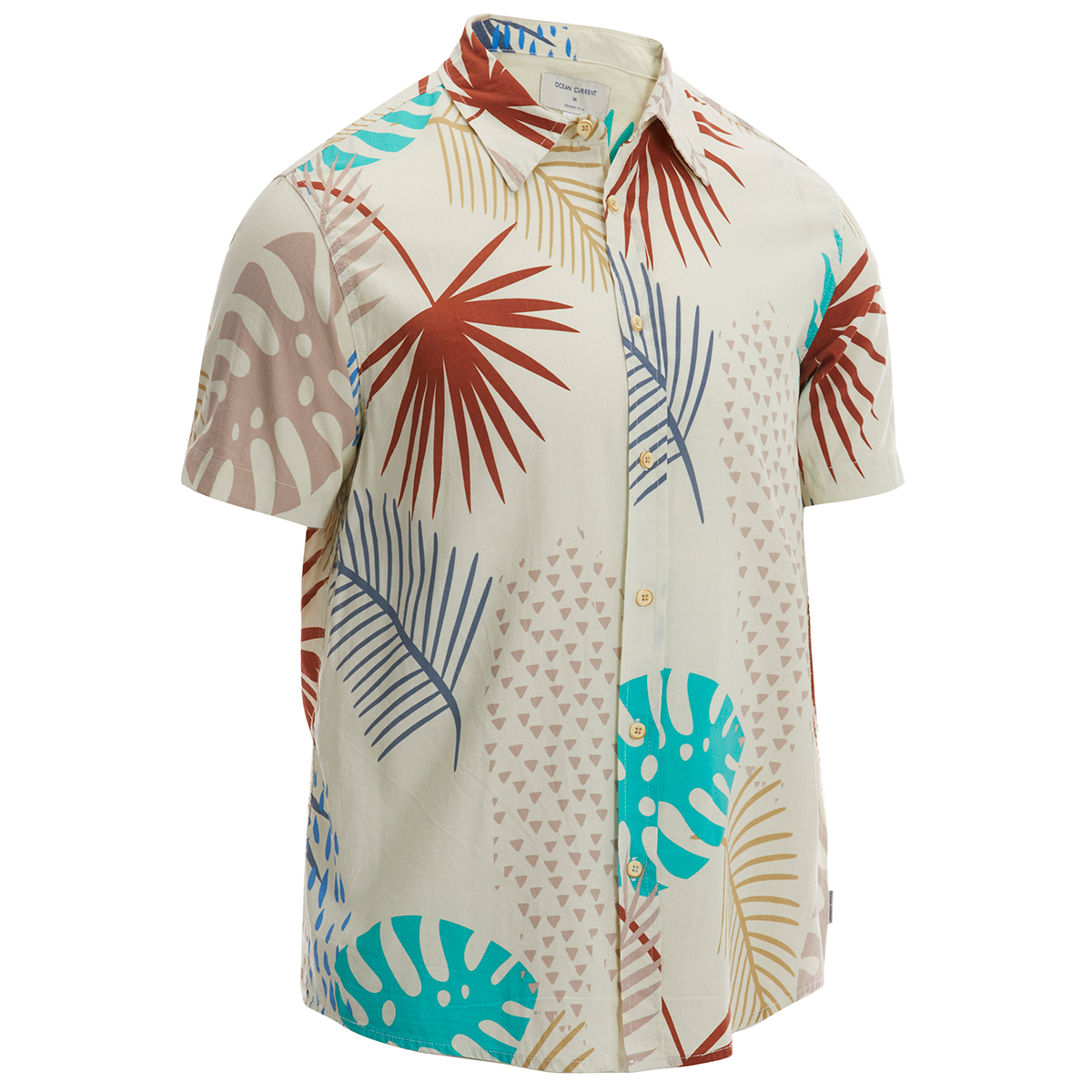 Ocean Current Bristol Leaf Short-Sleeve Woven Shirt