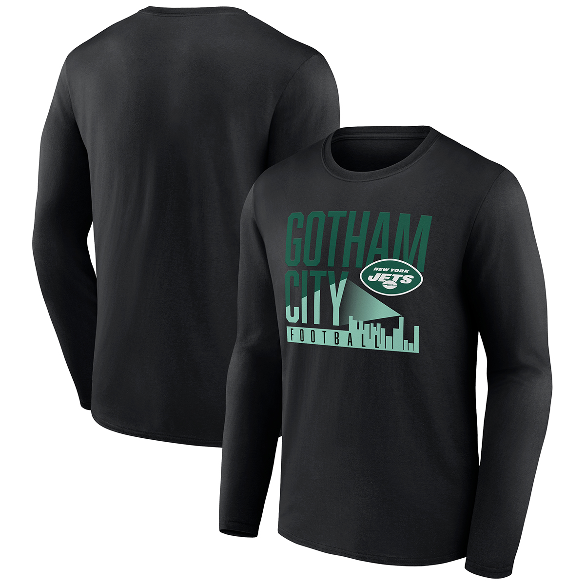 New York Jets Men's Fanatics Full Defense Long-Sleeve Tee