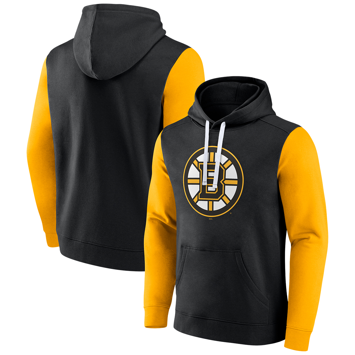 Boston Bruins Men's Fanatics Colorblock Fleece Hoodie