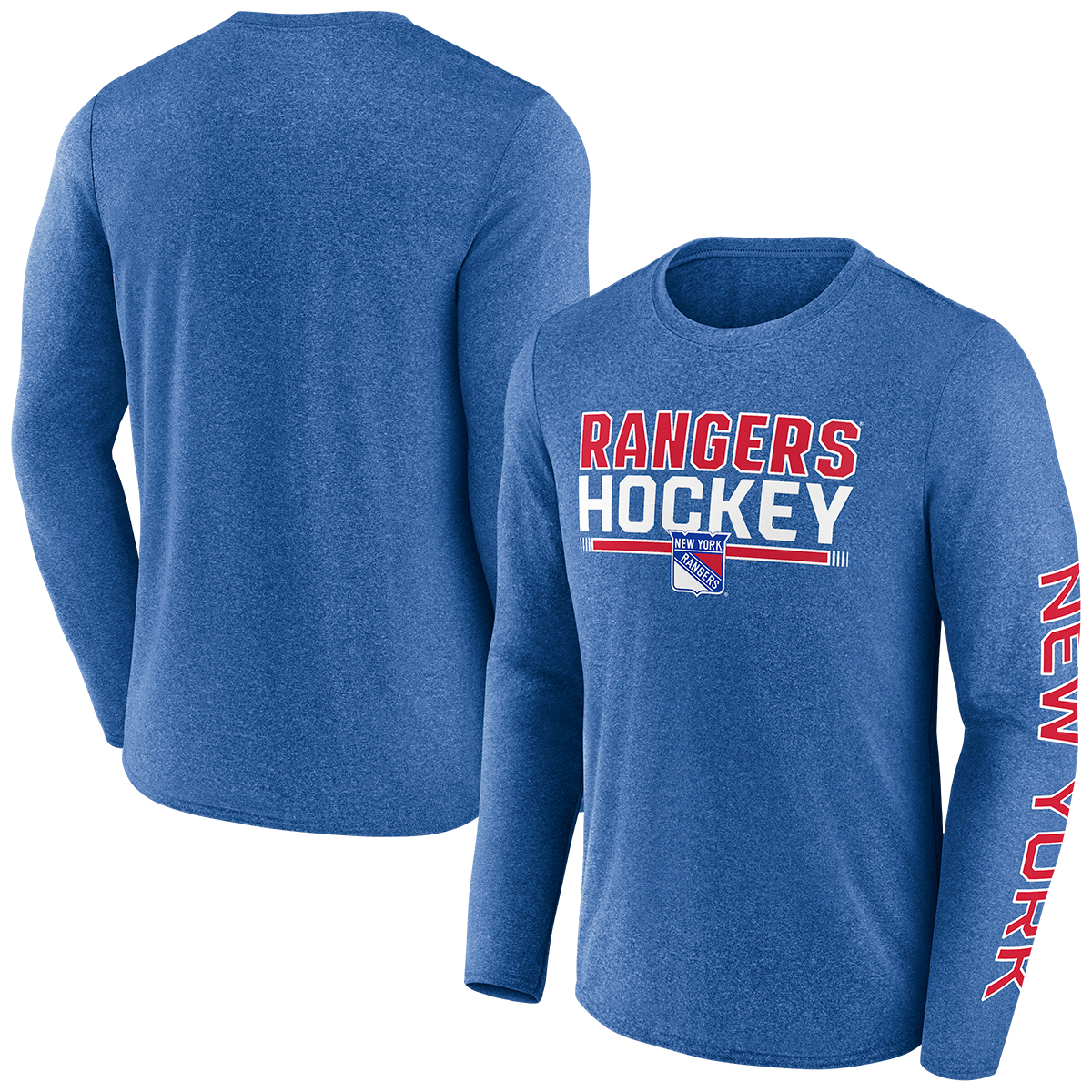 New York Rangers Men's Fanatics Iconic Long-Sleeve Tee