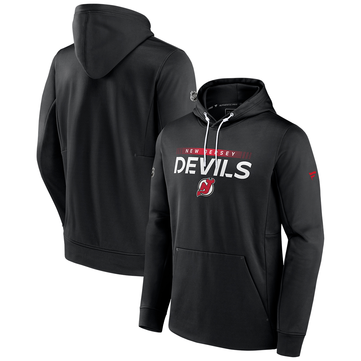New Jersey Devils Men's Fanatics Authentic Pro Core Collection Prime Hoodie