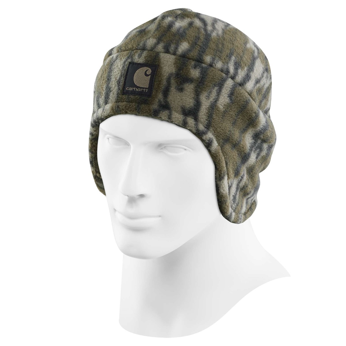 Carhartt Men's 105517 Camo Fleece 2-In-1 Hat