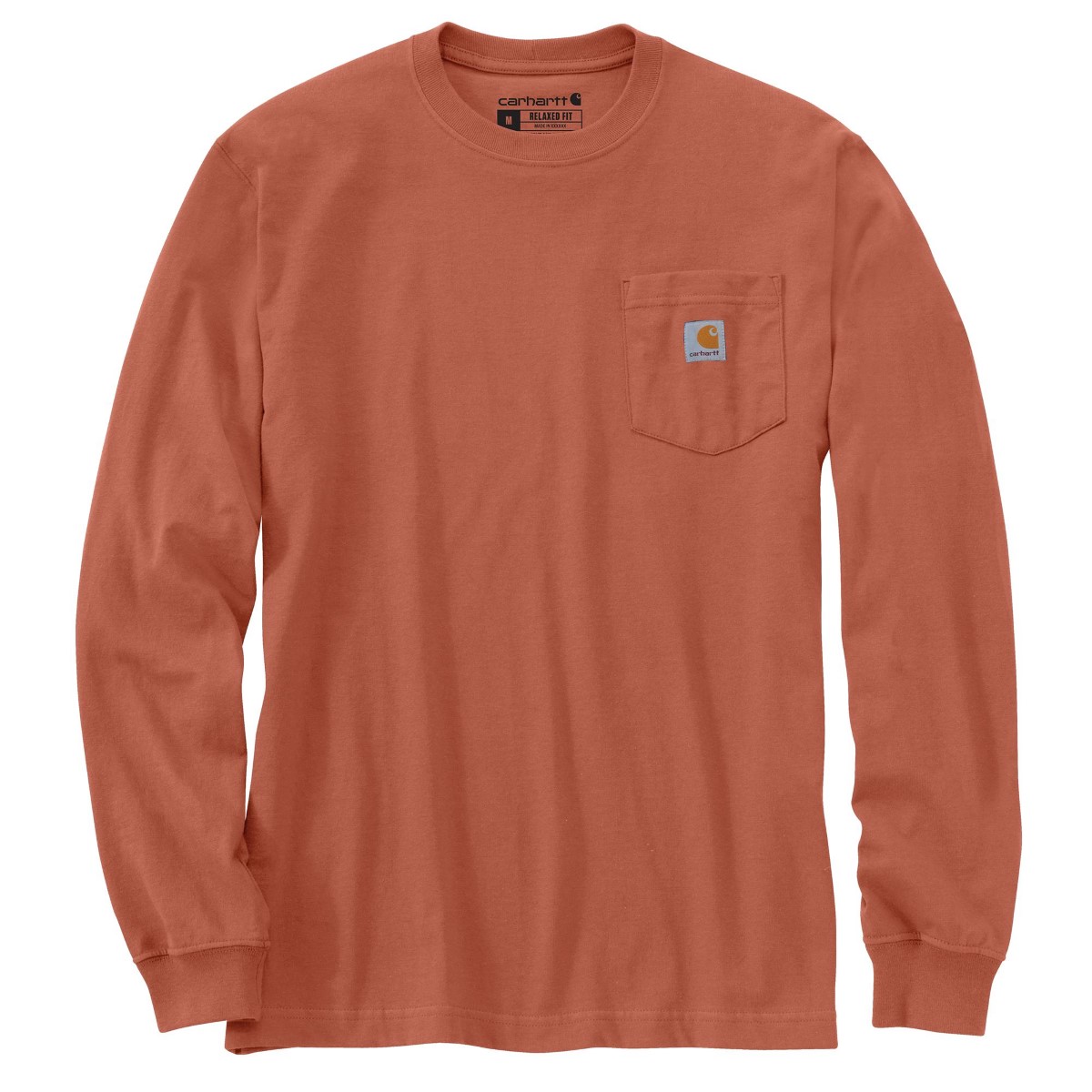 Carhartt Men's 105955 Relaxed Fit Heavyweight Long-Sleeve Pocket Mountain Graphic T-Shirt, Extended