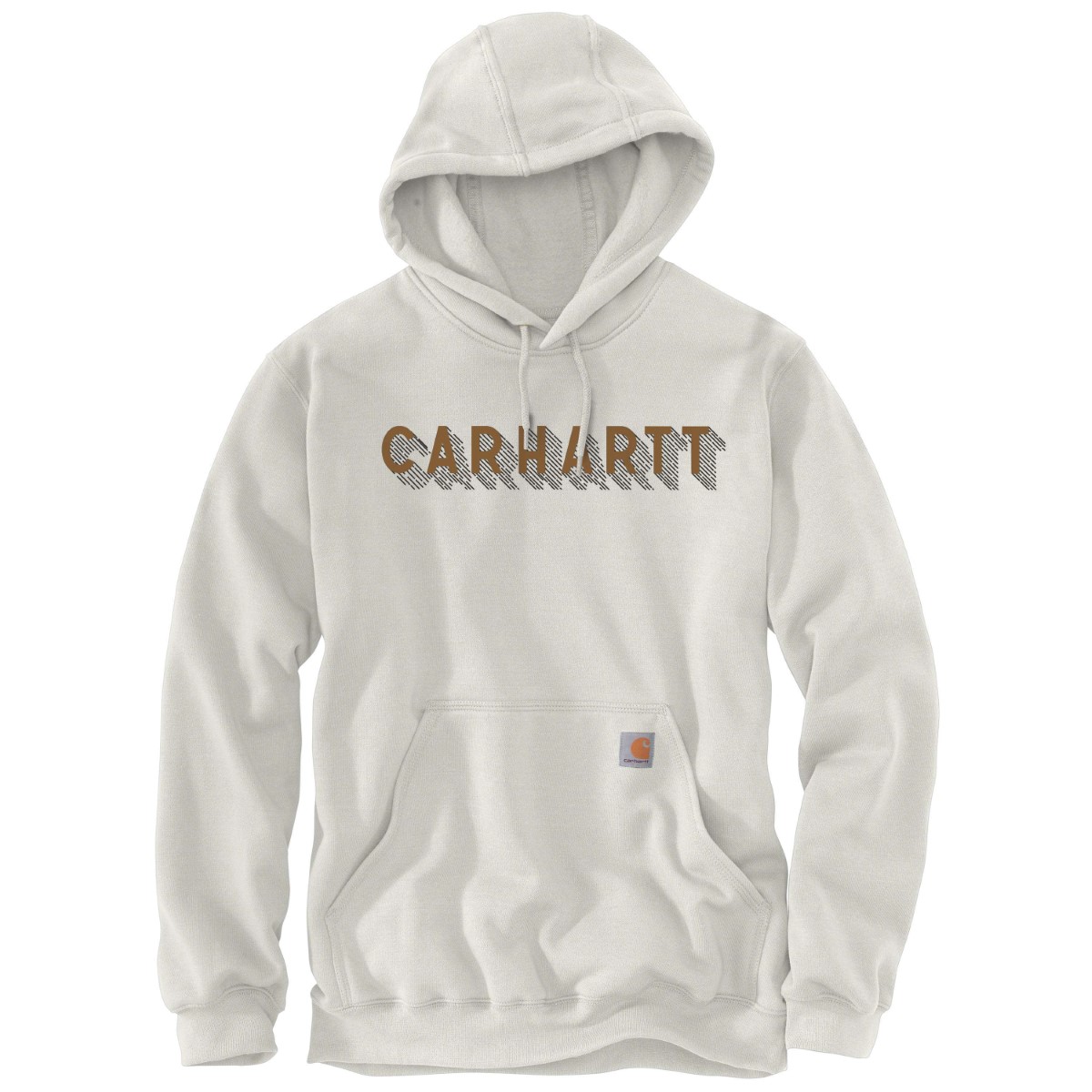 Carhartt Men's 105944 Rain Defender Loose Fit Midweight Logo Graphic Sweatshirt, Extended Sizes