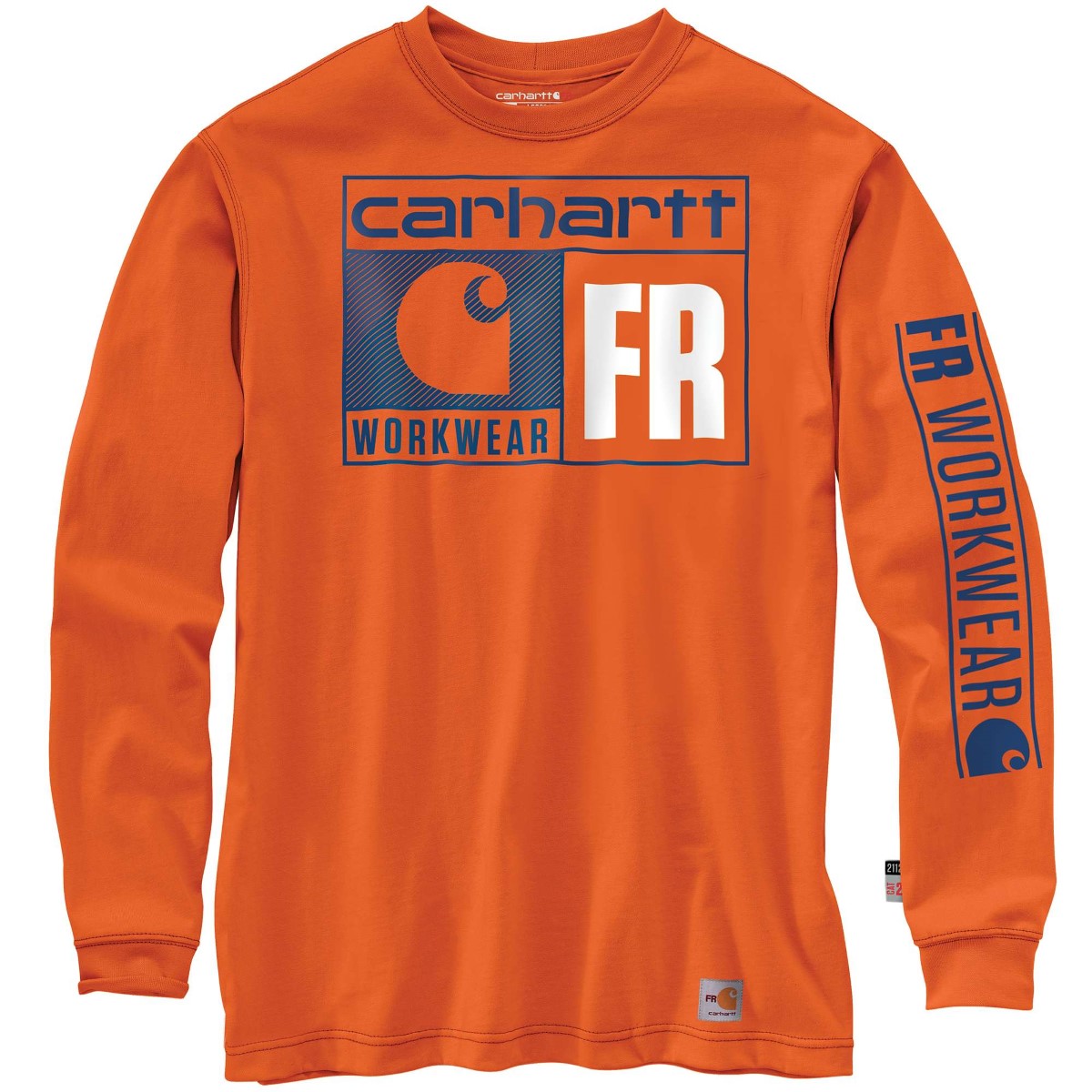 Carhartt Men's 106045 Flame Resistant Force Loose Fit Lightweight Long Sleeve Graphic T-Shirt