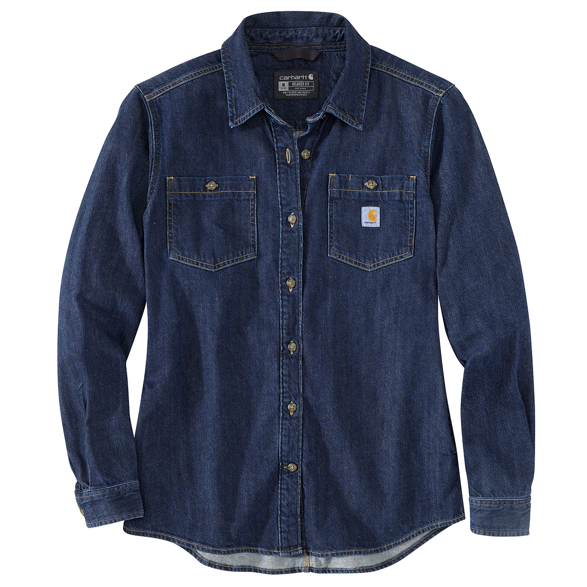 Carhartt Women's 105492 Relaxed Fit Midweight Denim Overshirt