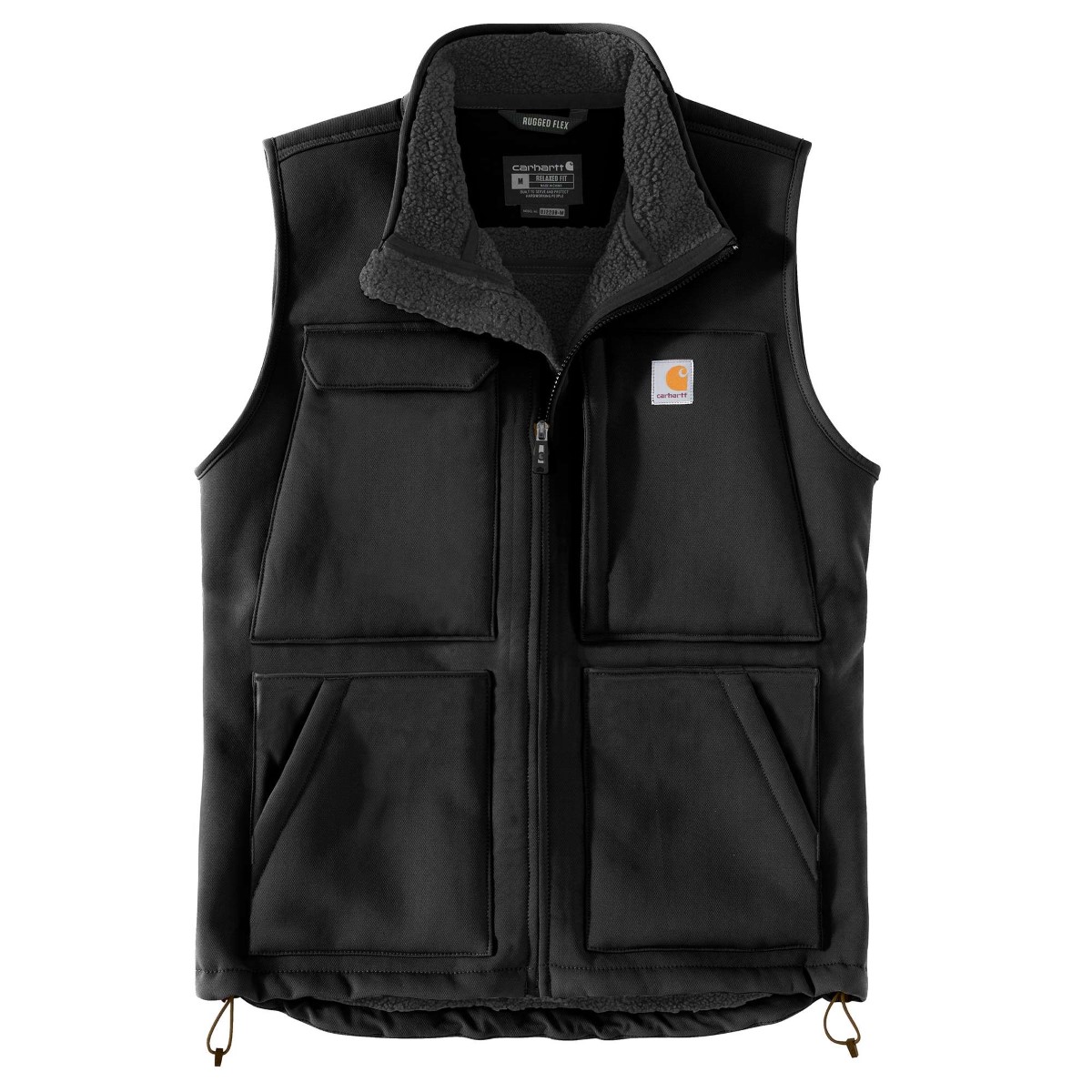Carhartt Men's 104999 Super Dux Relaxed Fit Sherpa-Lined Vest, Extended Sizes