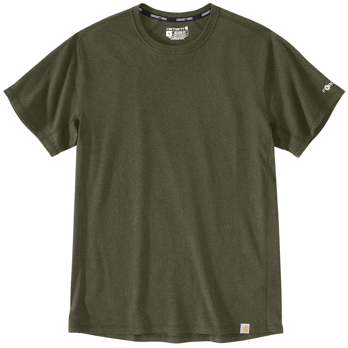 Carhartt Men's 105914 Force Relaxed Fit Midweight Short-Sleeve T-Shirt, Extended Sizes