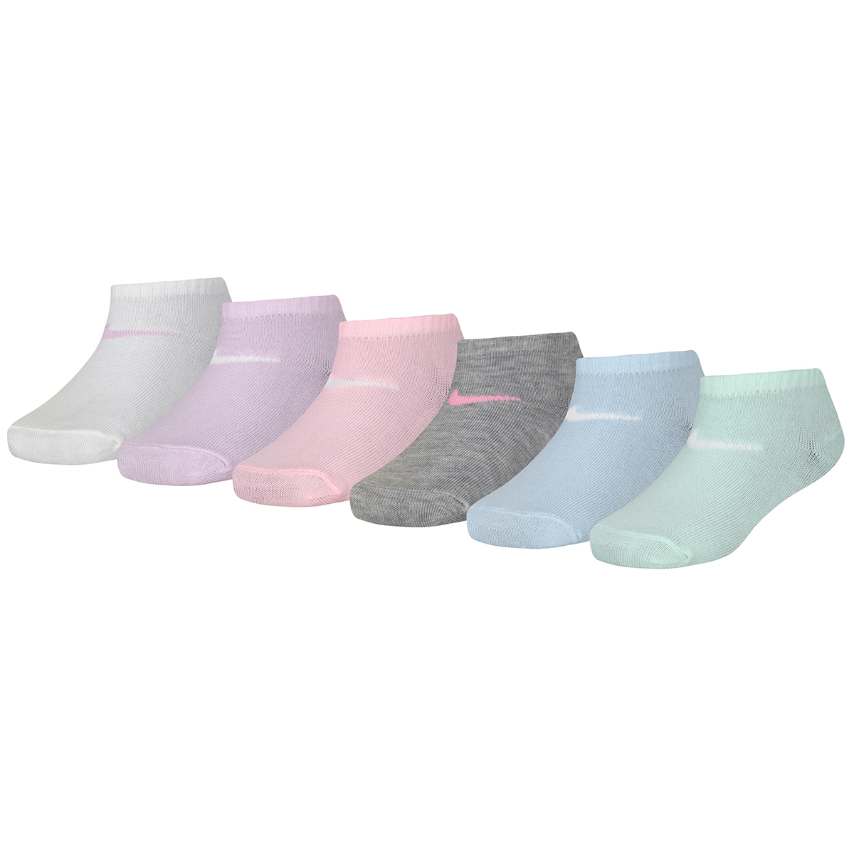 Nike Girls' Low Cut Socks - 6 Pack