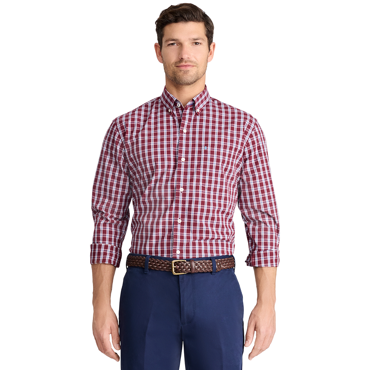 Izod Men's Classic Button-Down Shirt