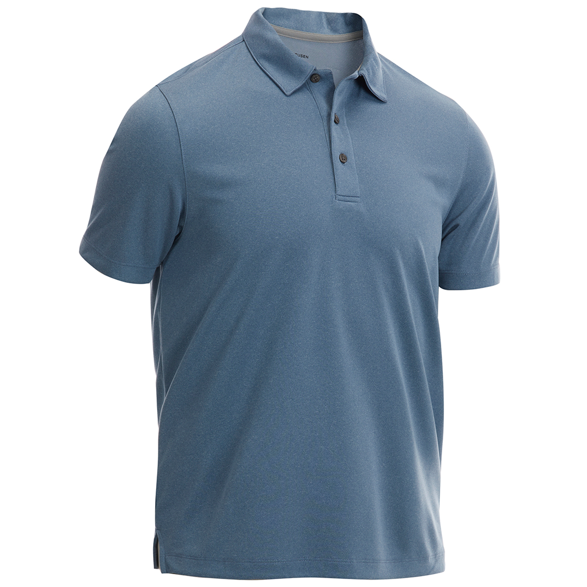 Van Heusen Men's Melange Mesh-Backed Polo