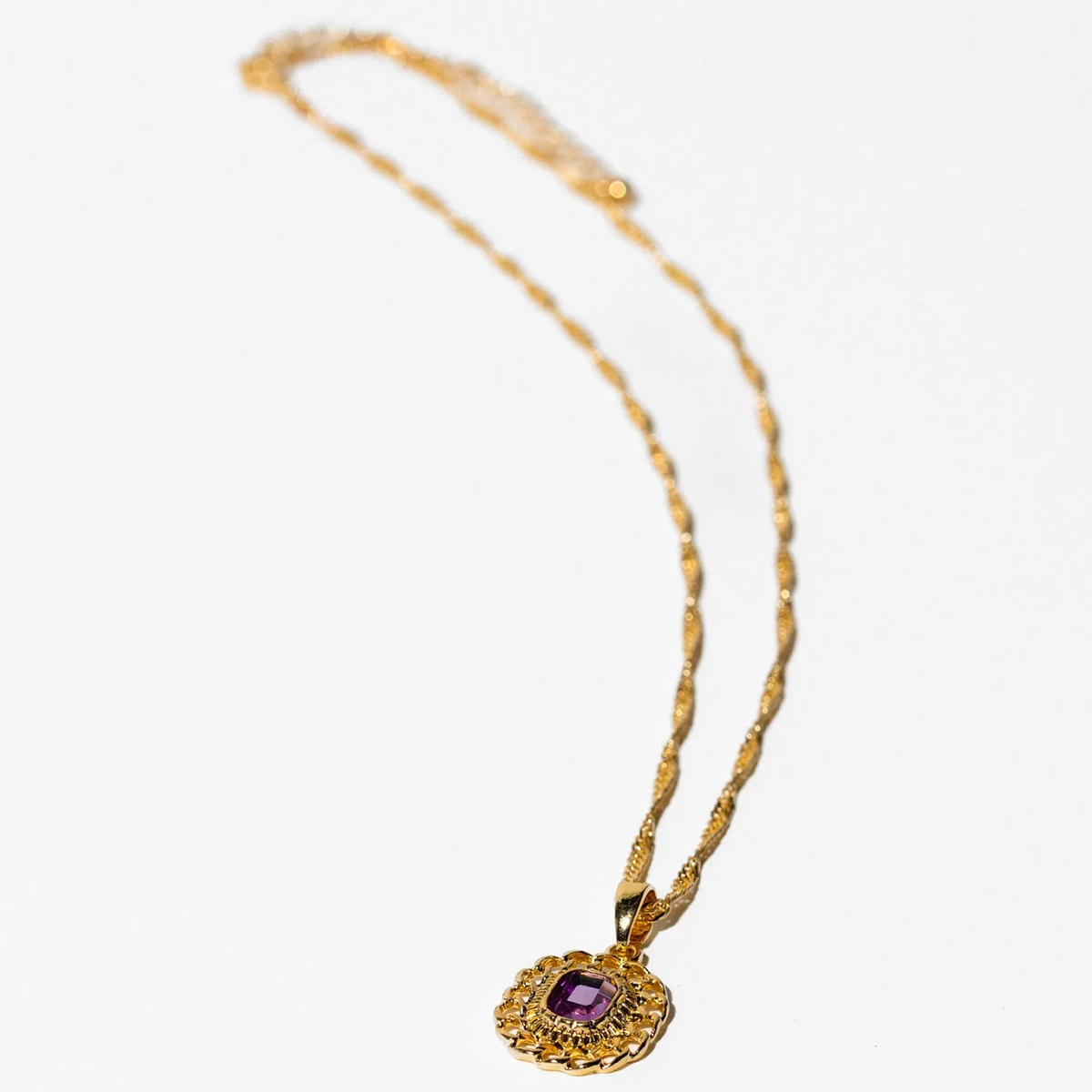 Charming Charlie Purple Necklace
