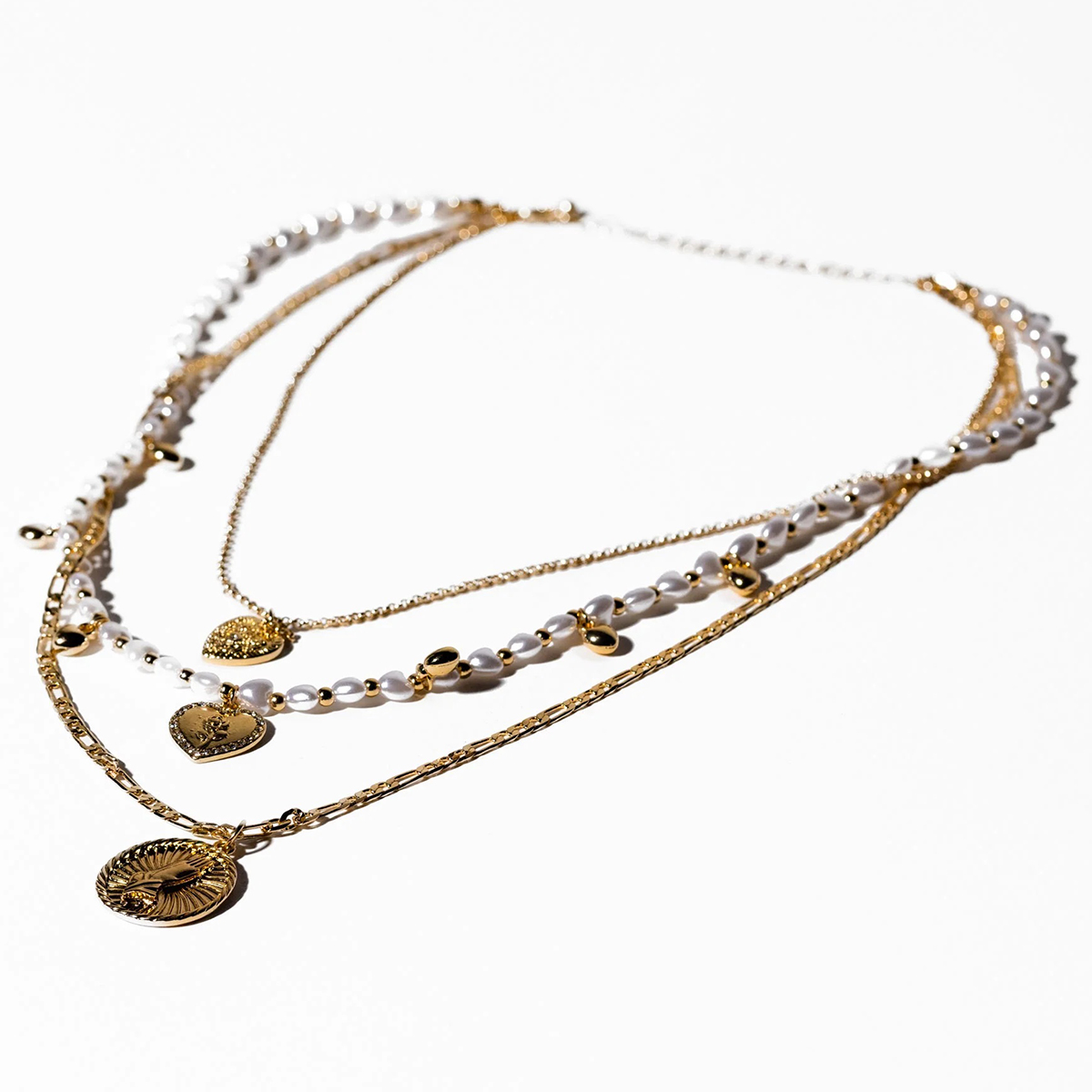 Charming Charlie Layer Necklace, 3 Piece