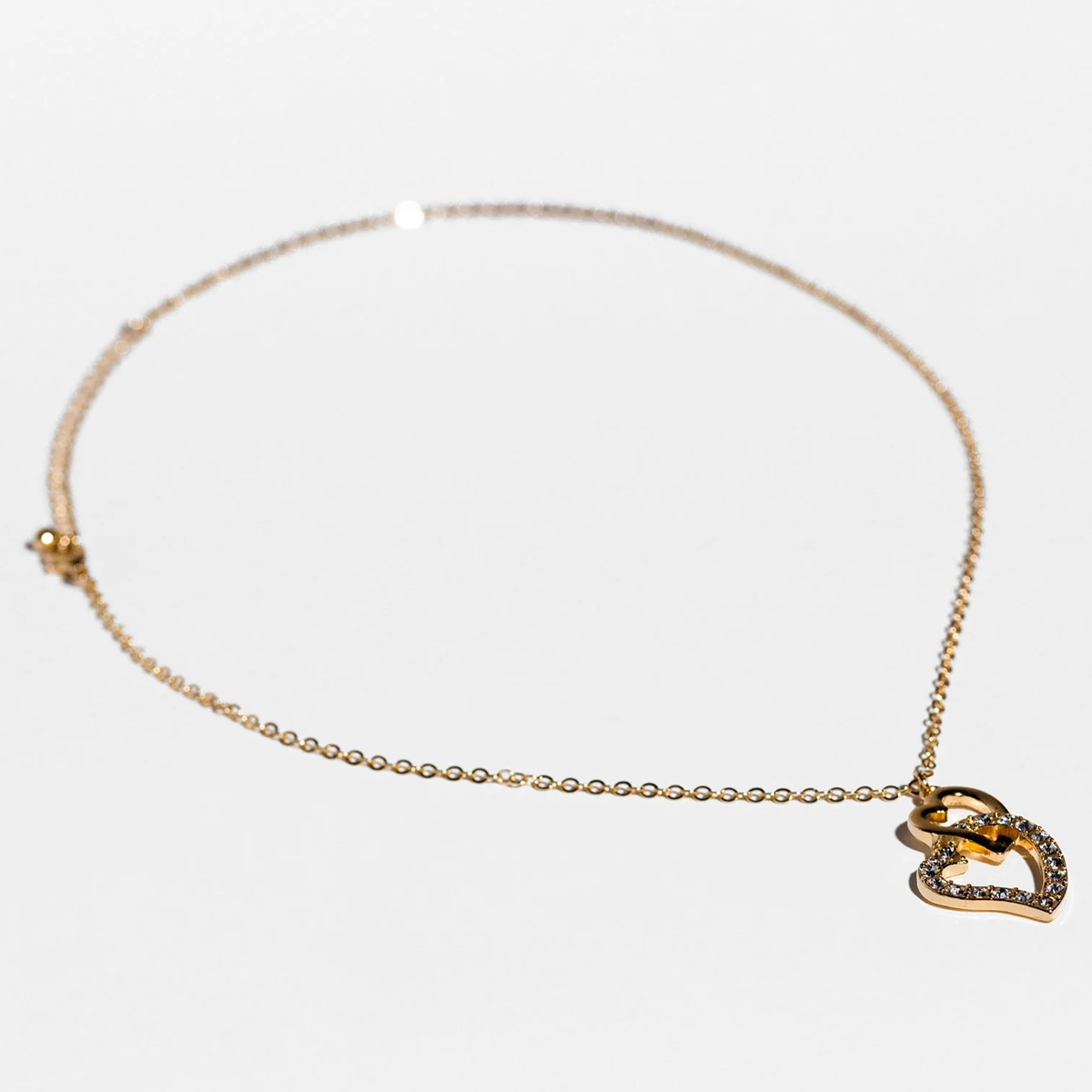 Charming Charlie Heart Gold Necklace