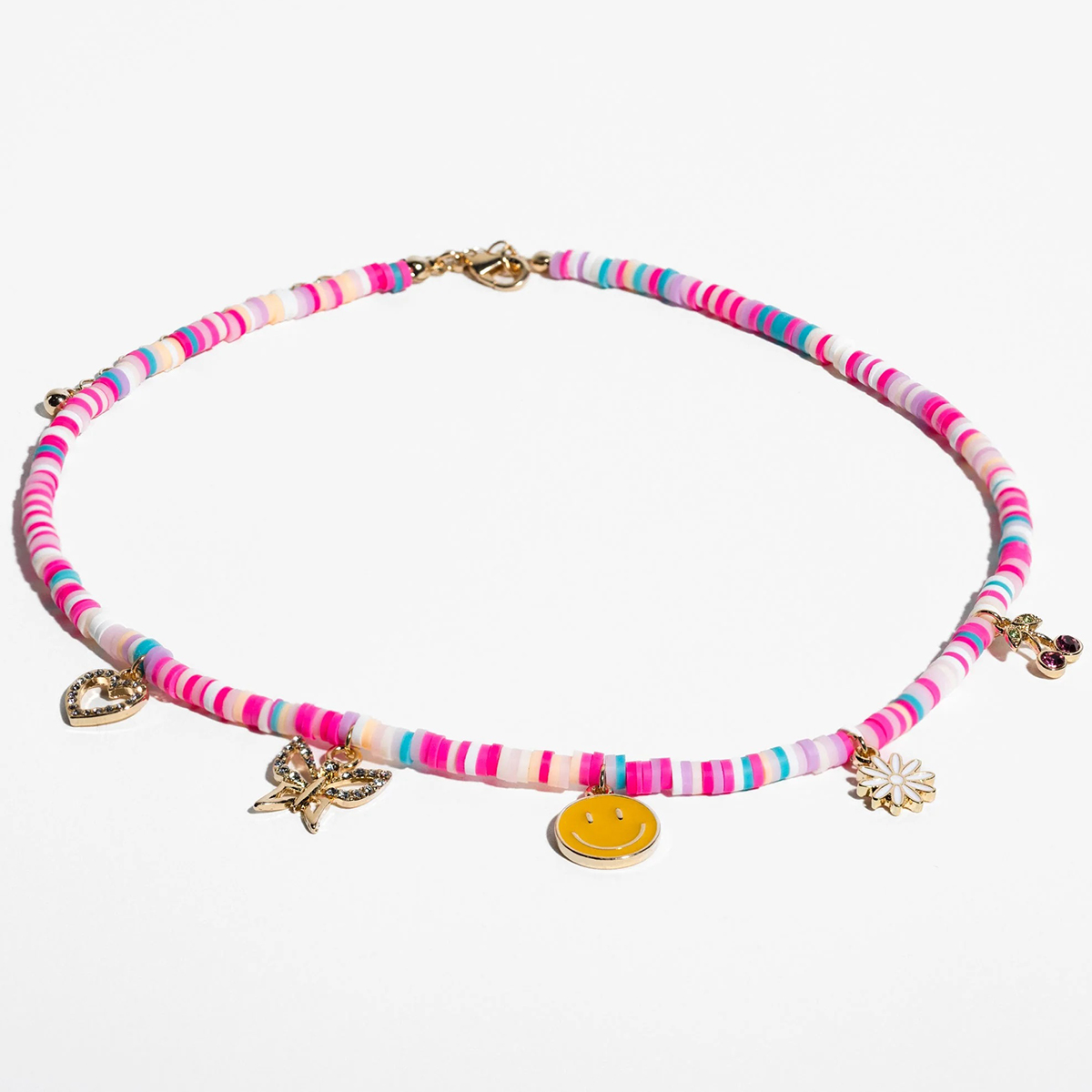 Charming Charlie Multi Colored Charm Necklace