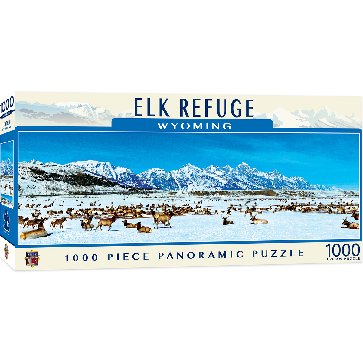 Masterpieces Puzzle Co, Elk Refuge 1000 Piece Puzzle