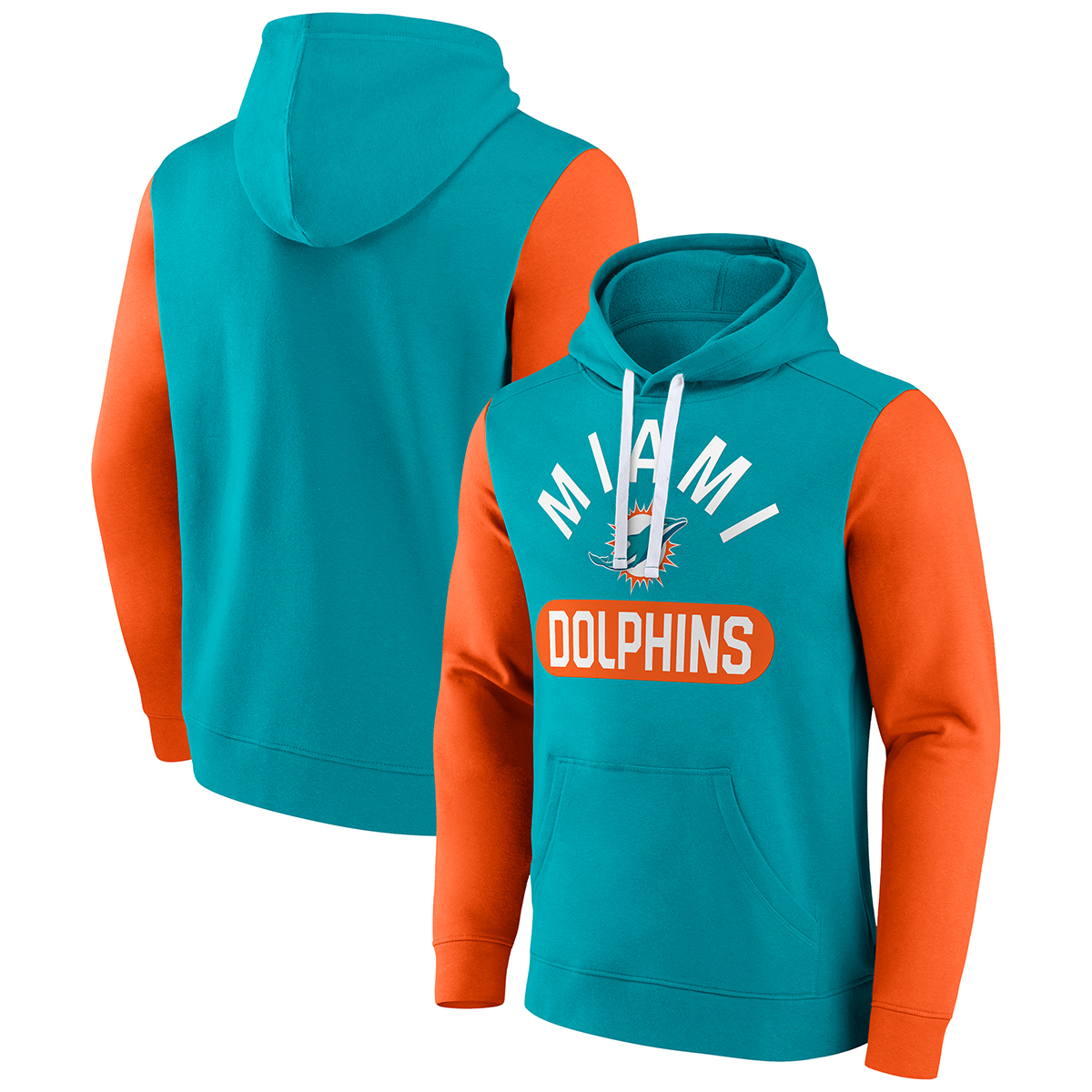 Miami Dolphins Men's Fanatics Extra Point Pullover Hoodie