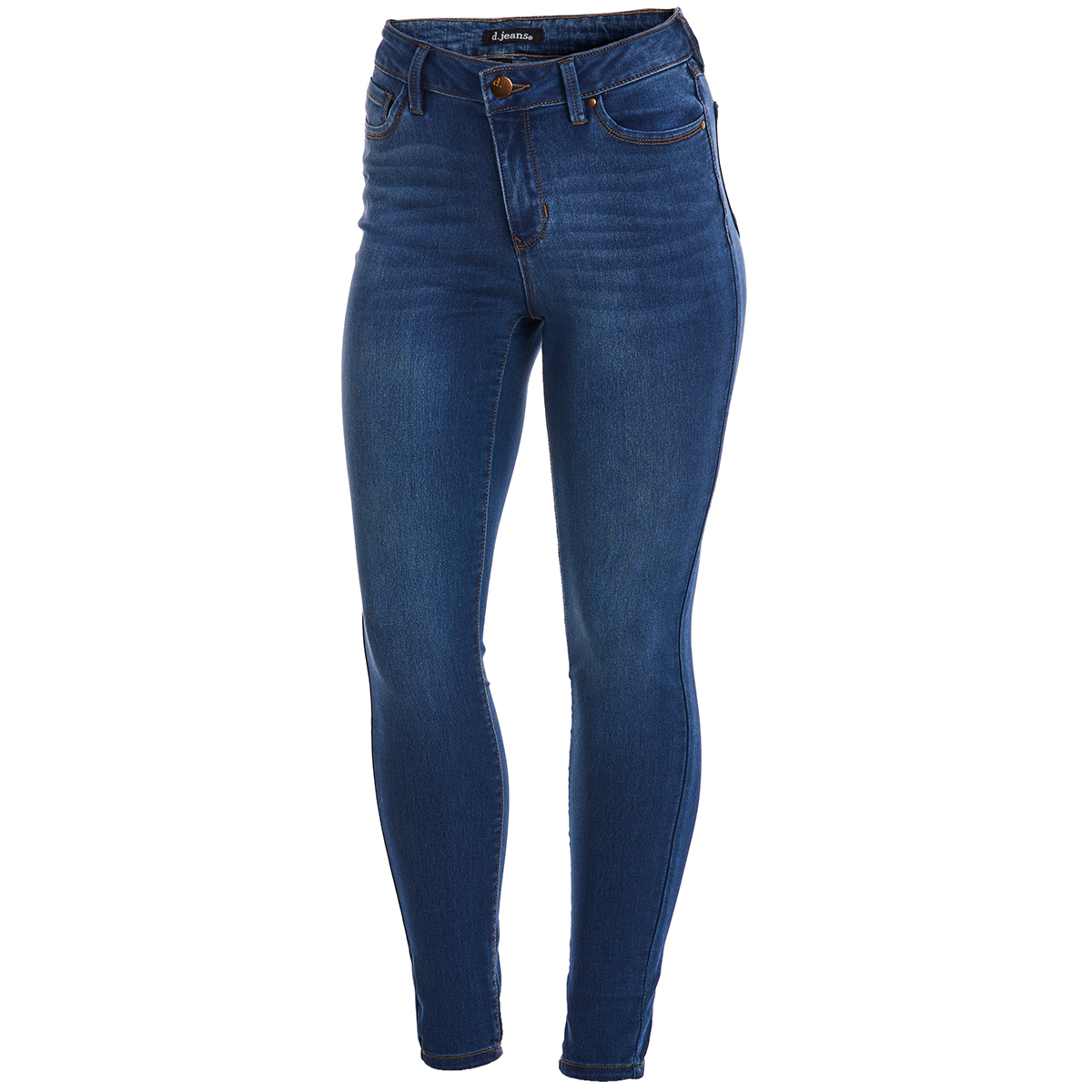 D Jeans Women's Cozy Plush High-Waist Skinny Jeans