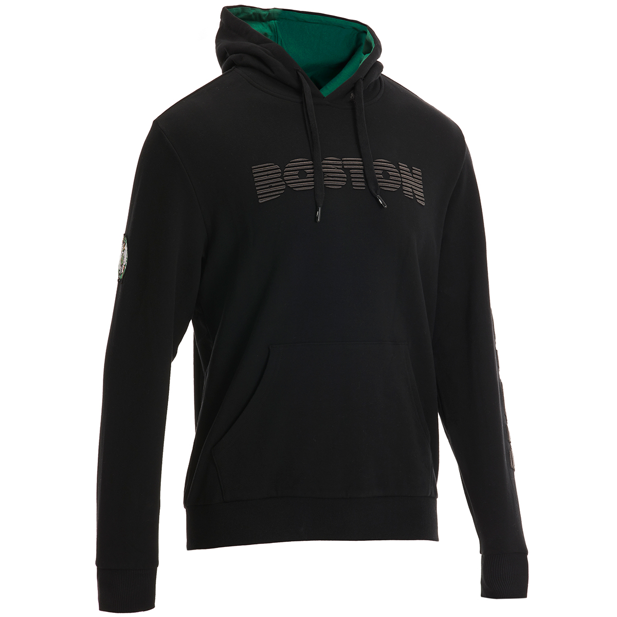 Boston Celtics Men's Fisll Puff Print Pullover Hoodie