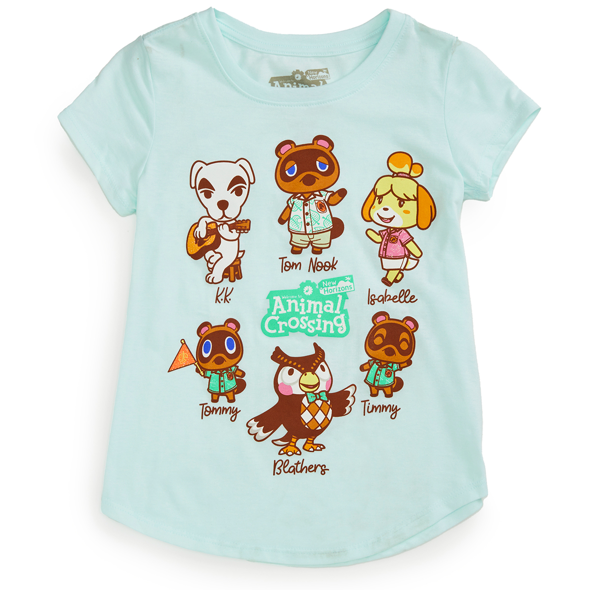 Animal Crossing Girls' Roll Call Short-Sleeve Graphic Tee