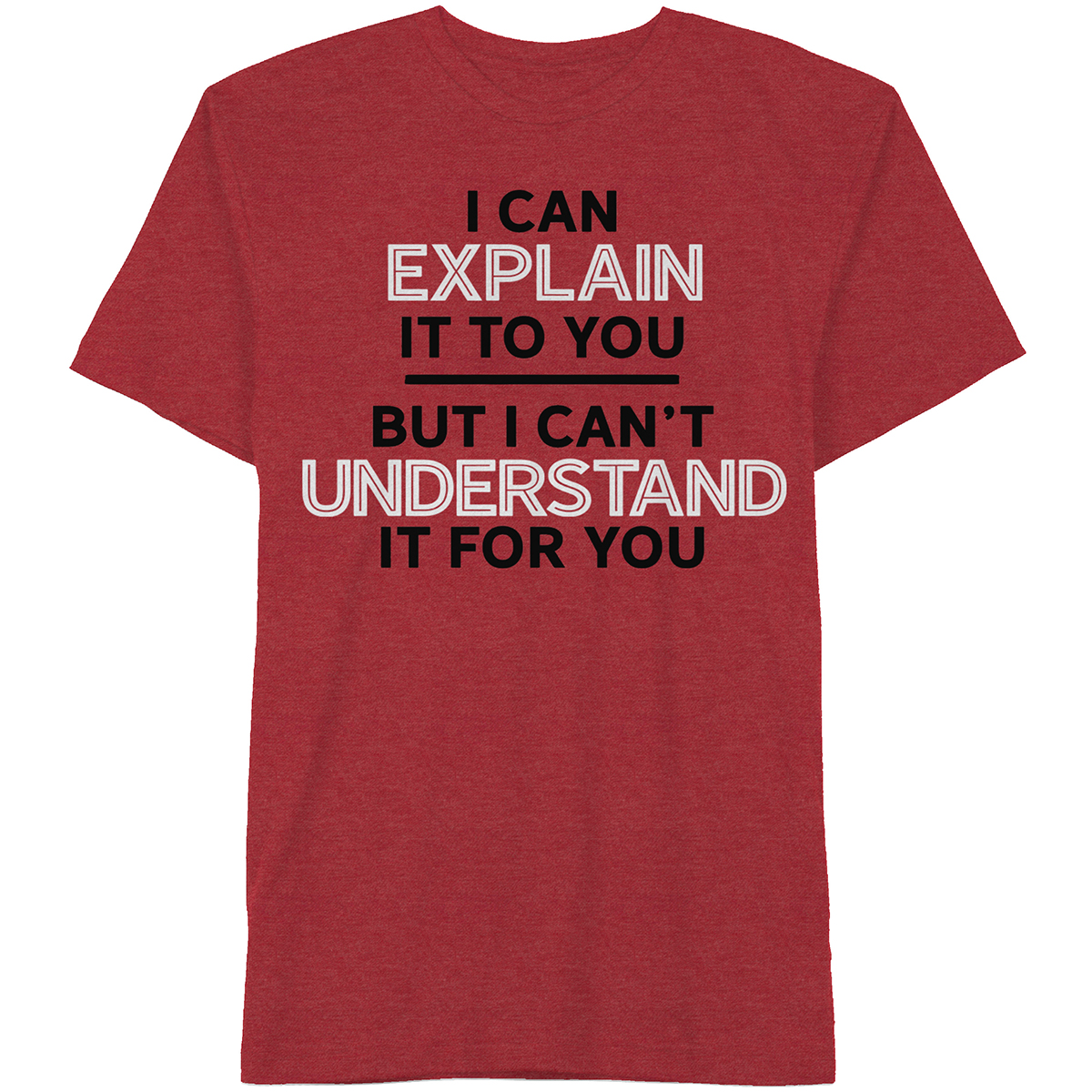 Hybrid Young Men's I Can Explain Short-Sleeve Graphic Tee