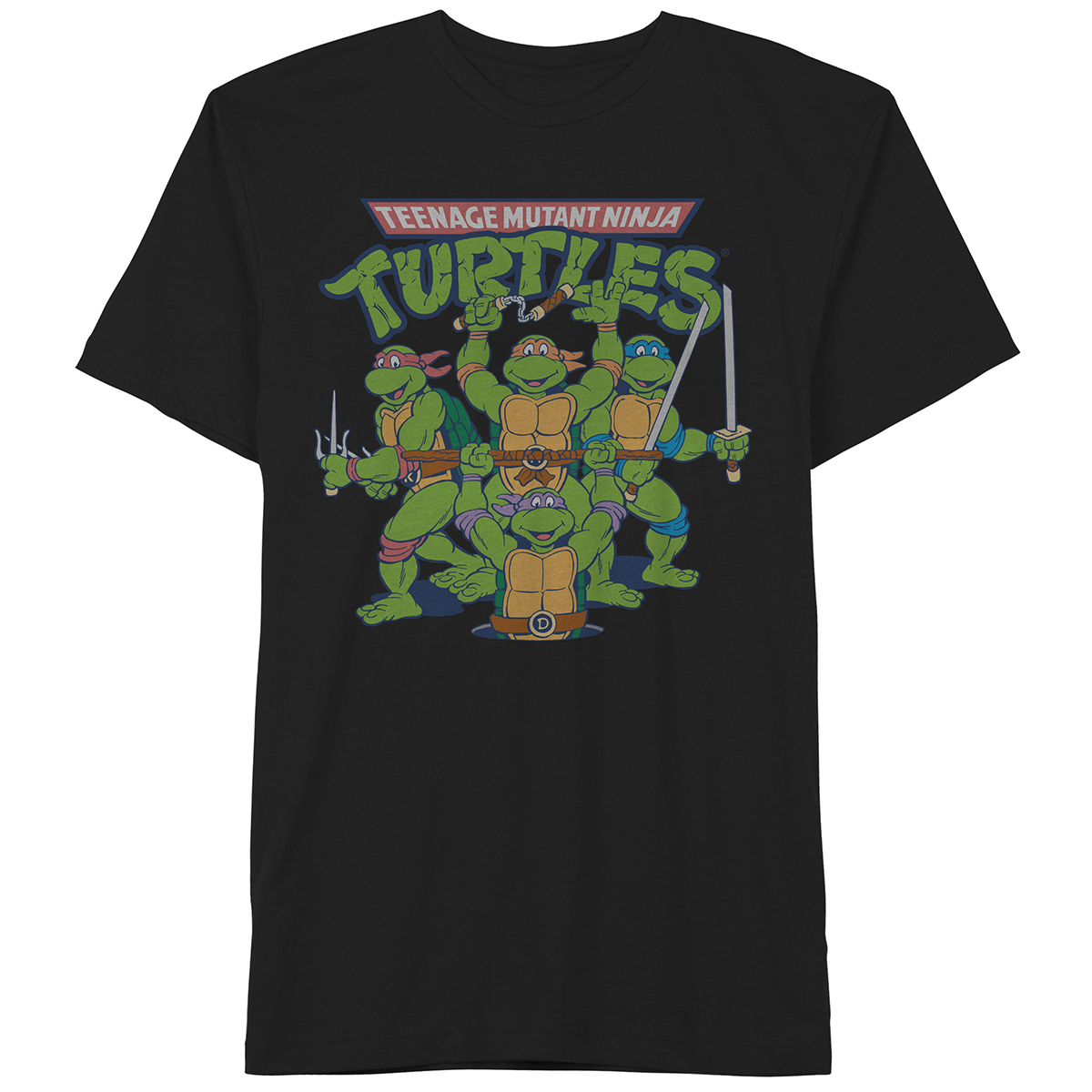 Ninja Turtles Boys' Totally Turtles Short-Sleeve Tee