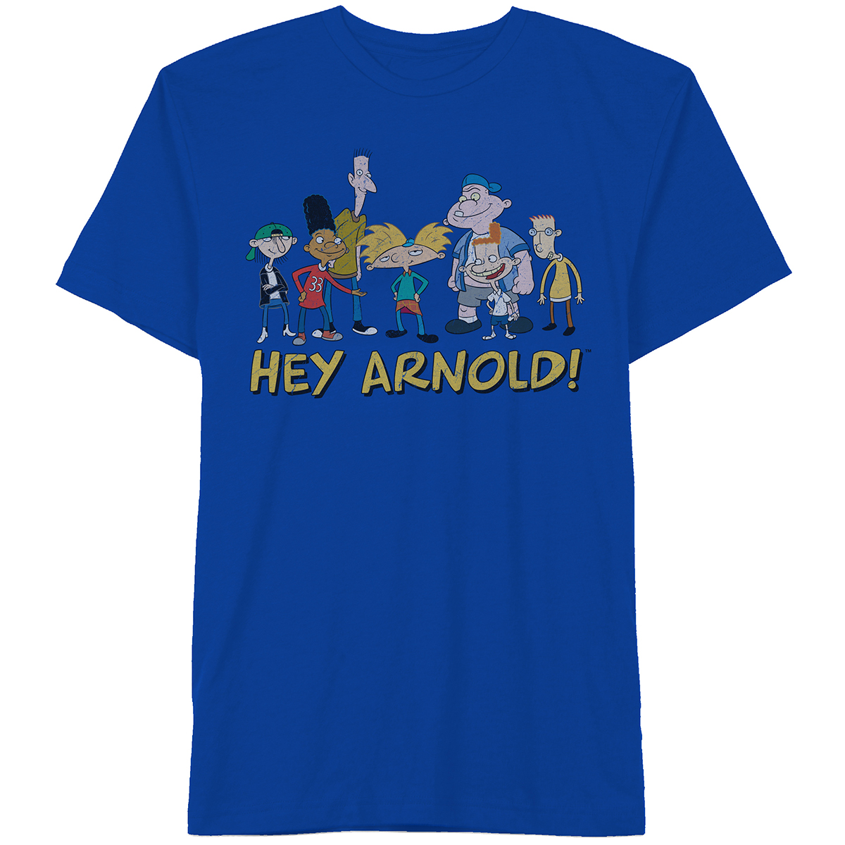 Hybrid Young Men's Hey Arnold Short-Sleeve Graphic Tee