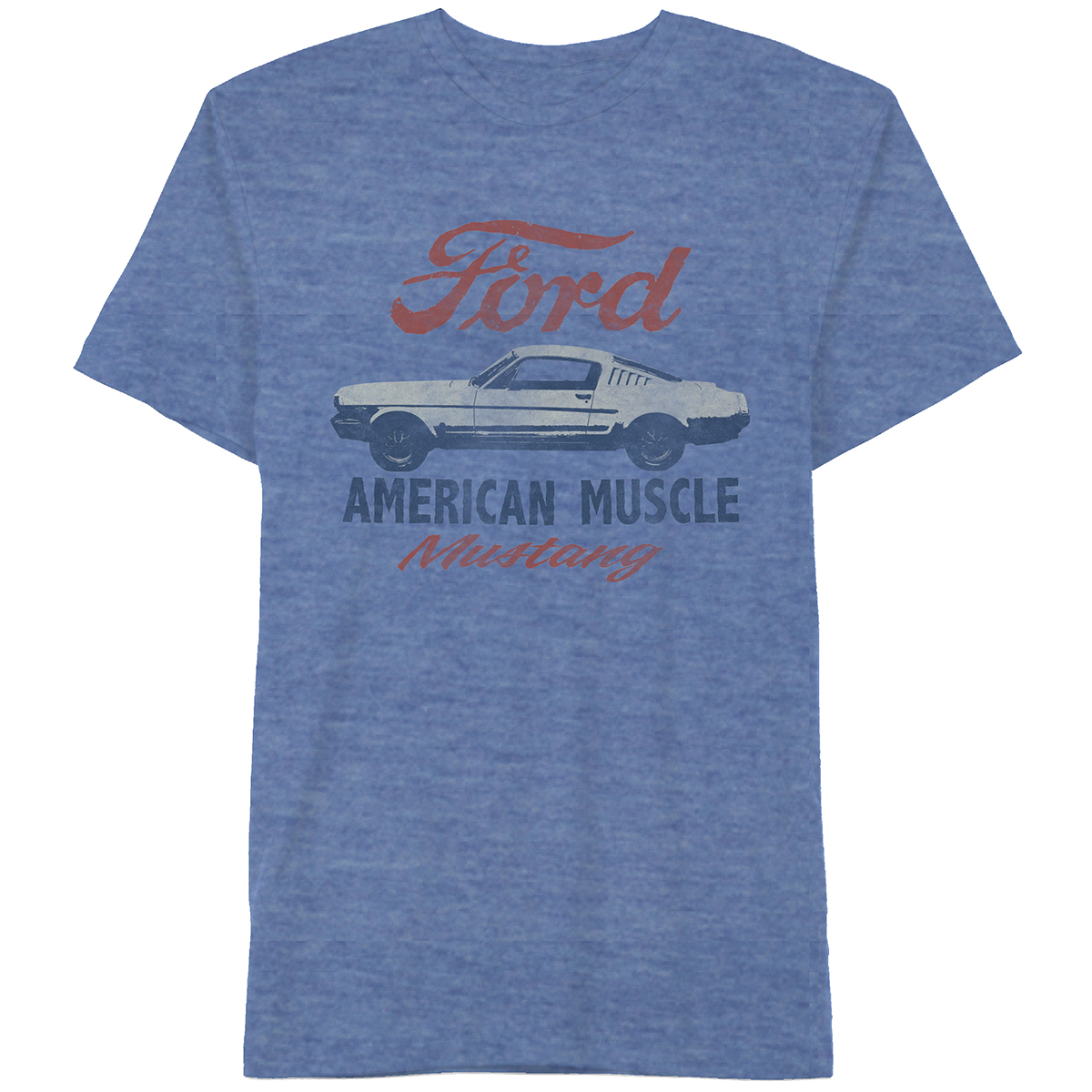 Hybrid Young Men's Ford American Muscle Short-Sleeve Graphic Tee