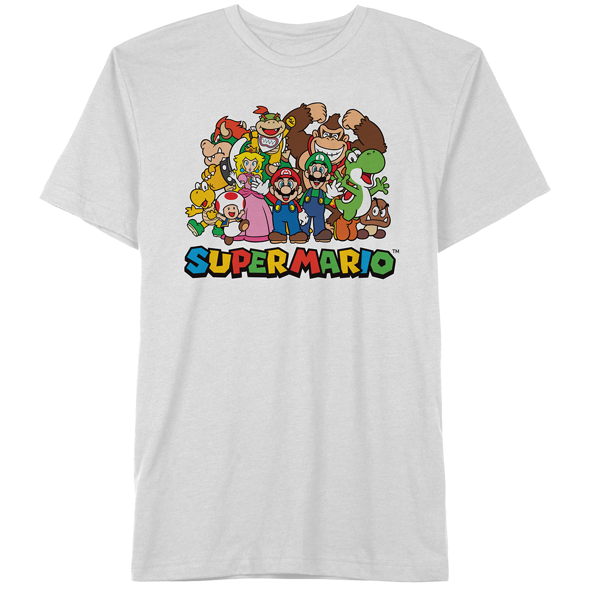 Hybrid Young Men's Super Mario Short-Sleeve Graphic Tee