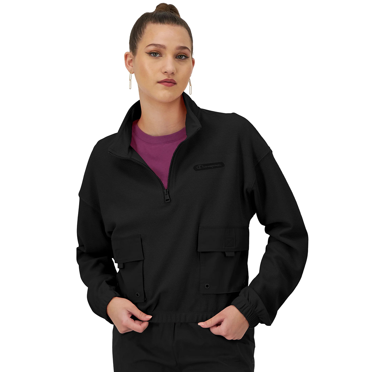 Champion Women's Campus Pique 1/4-Zip Pullover