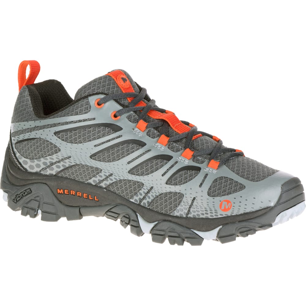 MERRELL Men's Moab Edge Sneaker, Grey 8