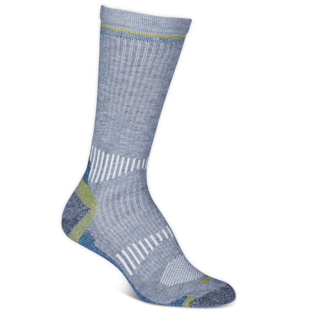 EMS Women's Fast Mountain Lightweight Coolmax Crew Socks, Grey S