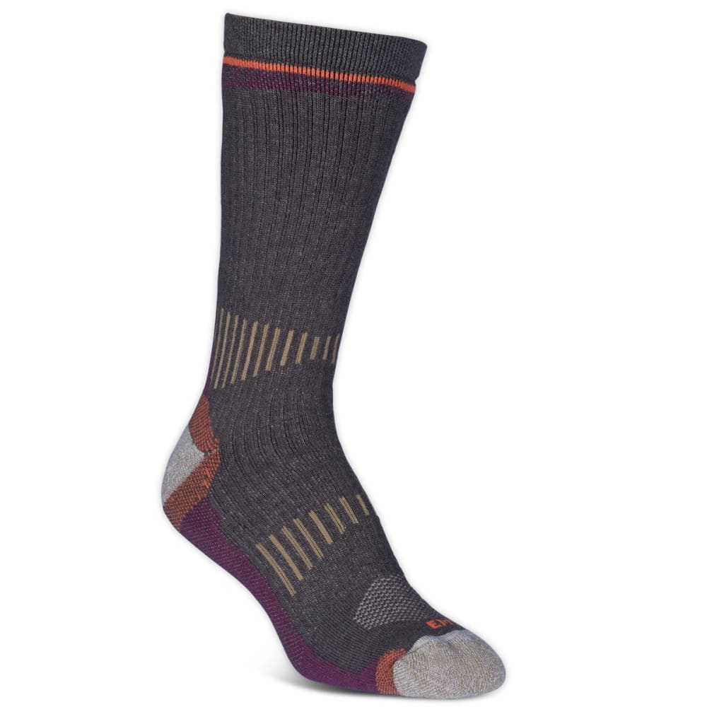 EMS Women's Fast Mountain Midweight Wool Crew Socks, Brown S