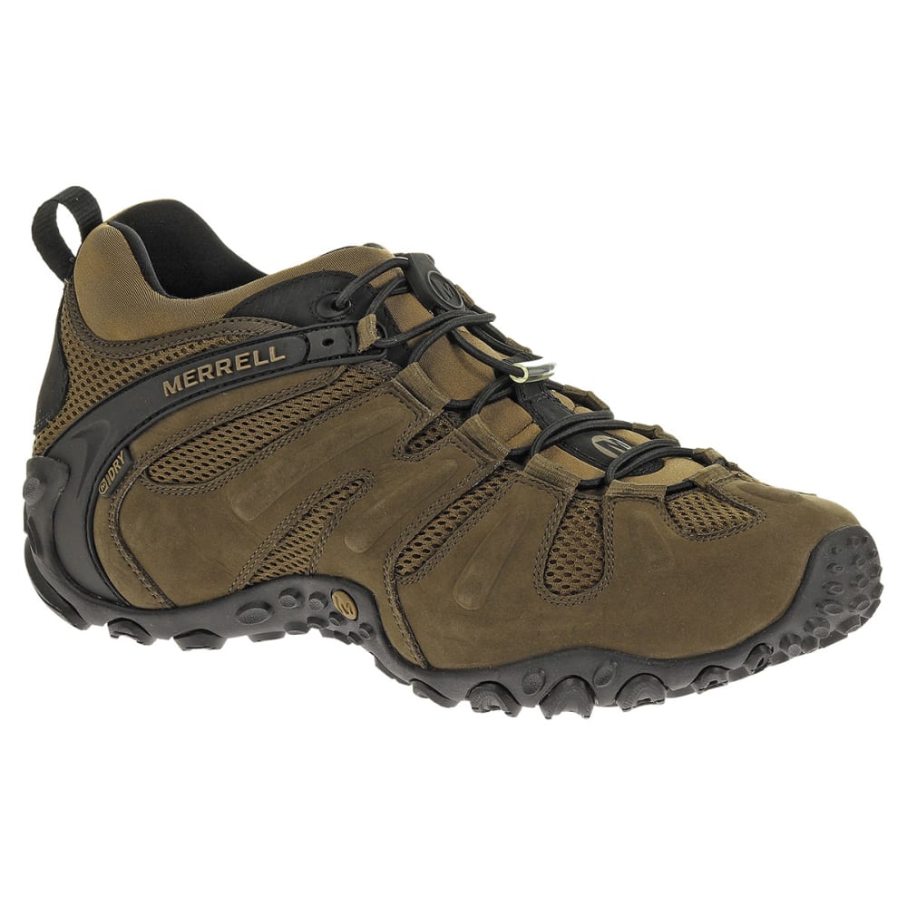 MERRELL Men's Chameleon Prime Stretch Waterproof Hiking Shoes, Canteen ...