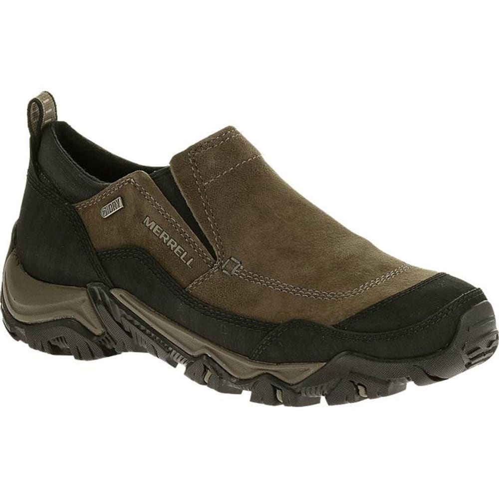 MERRELL Men's Polarand Rove Moc Waterproof Winter Shoes, Gunsmoke - Bob ...