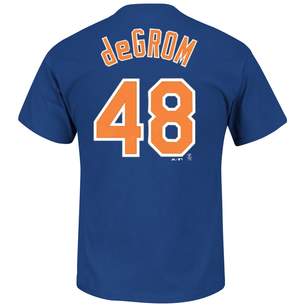 NEW YORK METS Men's Jacob deGrom #48 Name & Number Tee S