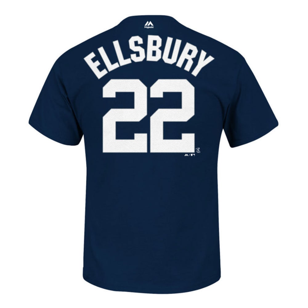 MAJESTIC ATHLETIC Men's New York Yankees Ellsbury #22 Name and Number Tee XL