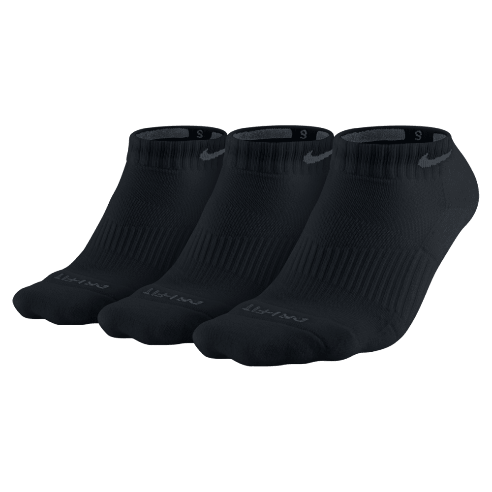 NIKE Women's Performance Cushion Graphic No-Show Training Socks, 3-Pack NO SIZE