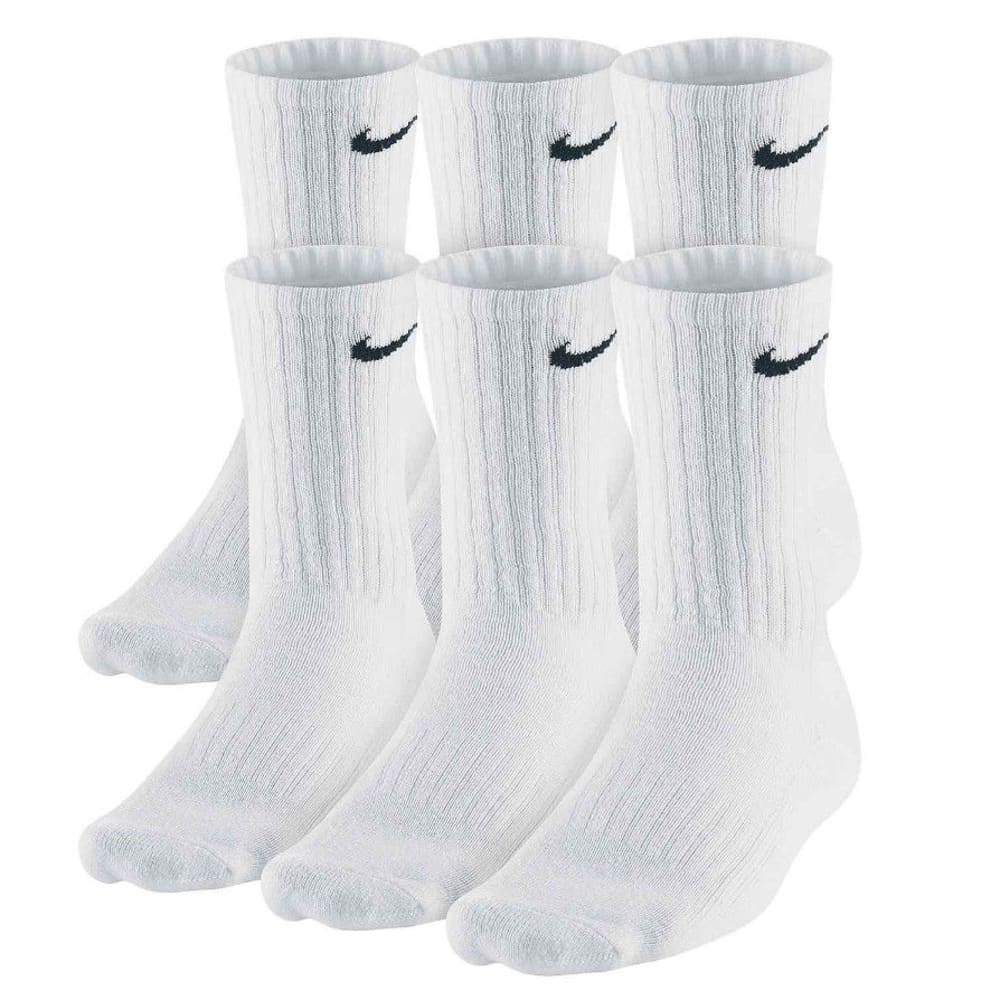 NIKE Men's Banded Crew Socks, 6 Pairs L