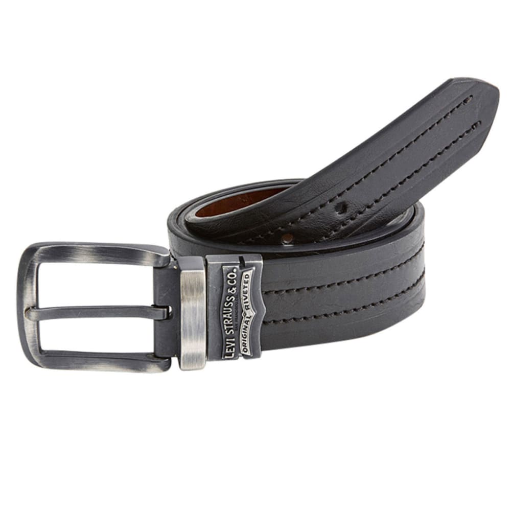 LEVI'S Men's Reversible Edge Crease Stitched Belt S