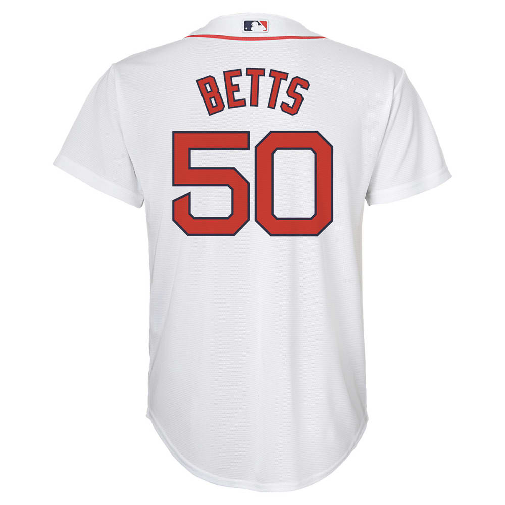 BOSTON RED SOX Boys' Mookie Betts #50 Cool Base Jersey S