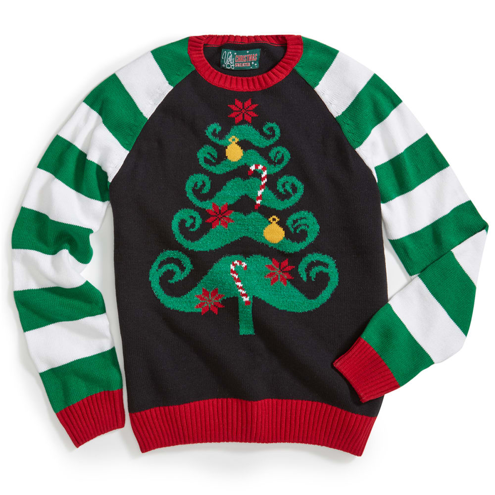 ugly-christmas-sweater-moustache-tree-sweater-bob-s-stores