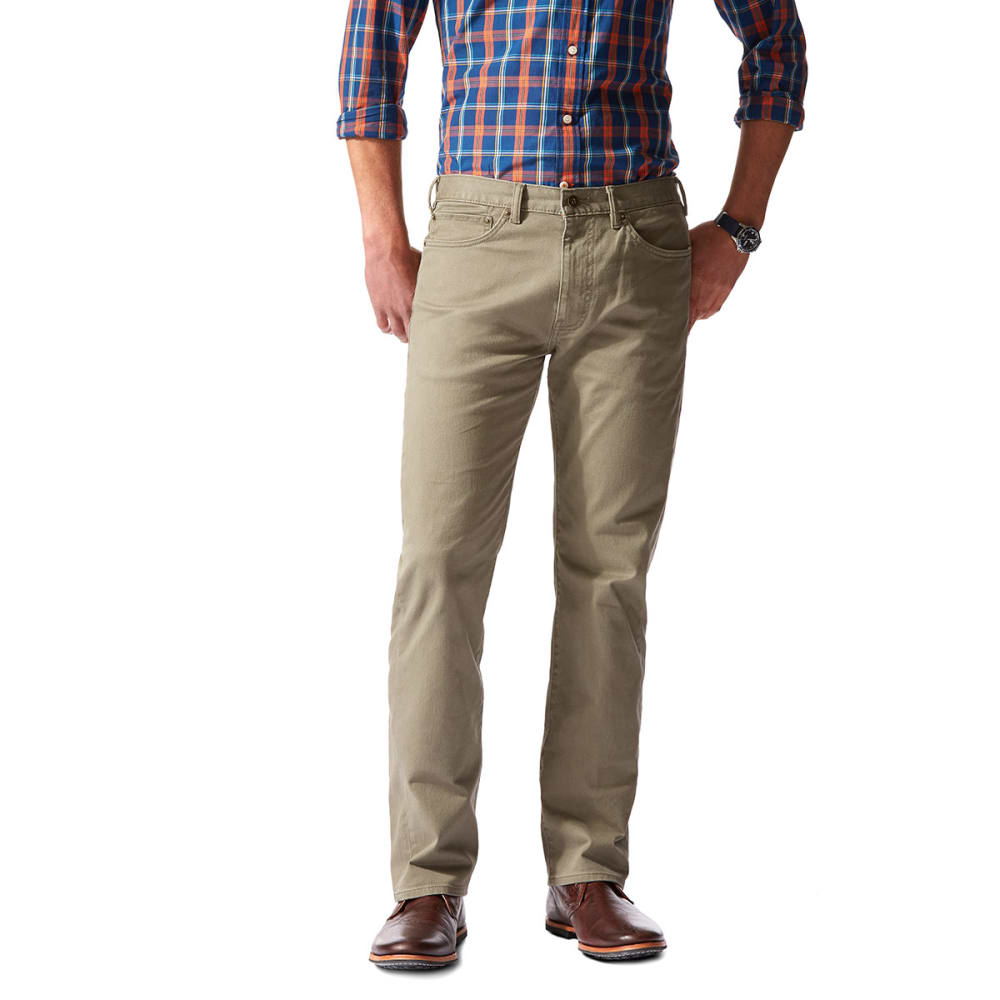 DOCKERS Men's Jean Cut 5-Pocket Straight Leg Twill Pants 30/30