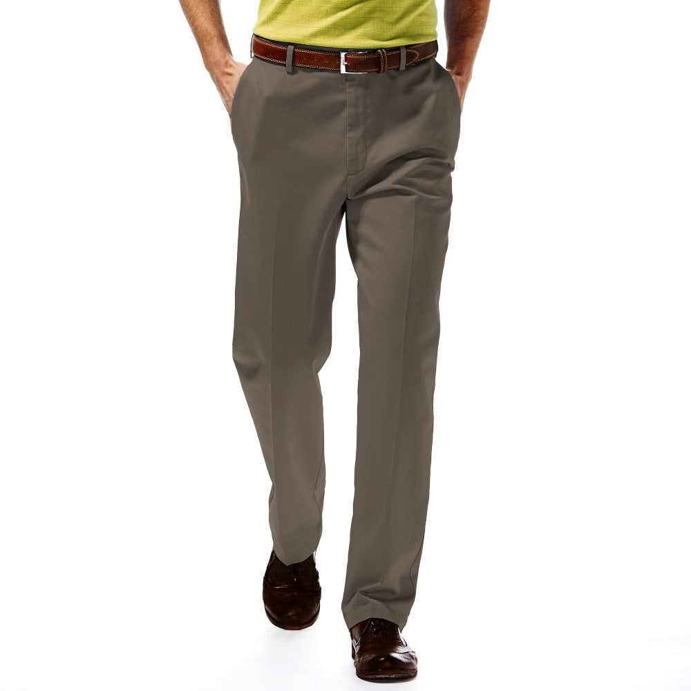 HAGGAR Work-to-Weekend Flat Front Khakis 32/30