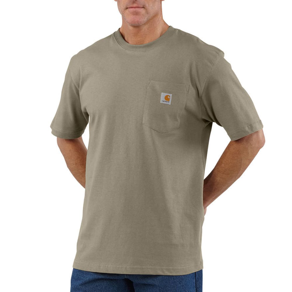 CARHARTT Men's K87 Loose Fit Heavyweight Short-Sleeve Pocket Tee S